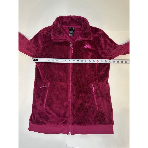 The North Face Fleece Jacket Women’s Pink/Purple Full Zip Winter Fuzzy Size M - Picture 7 of 8